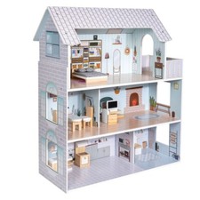 Large Wooden 11pcs Doll House