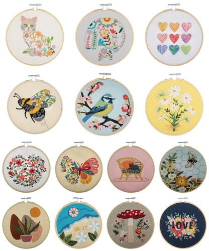 Easy embroidery hoop kit - embroidery,