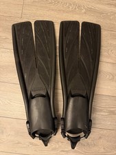 Atomic Aquatics 'Smoke on the Water' Boot Split Fins - Size Large  RRP £269.95