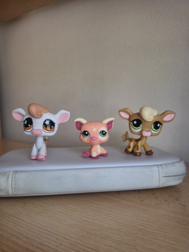 Littlest pet shops cows with - littlest,