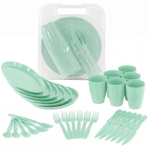Camping dinner set person - dinner, 6