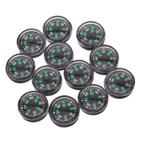 12pcs plastic pocket compass - plastic,