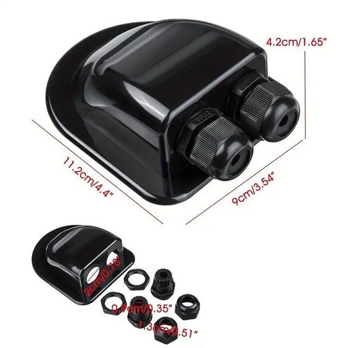 Waterproof dual cable entry - dual,