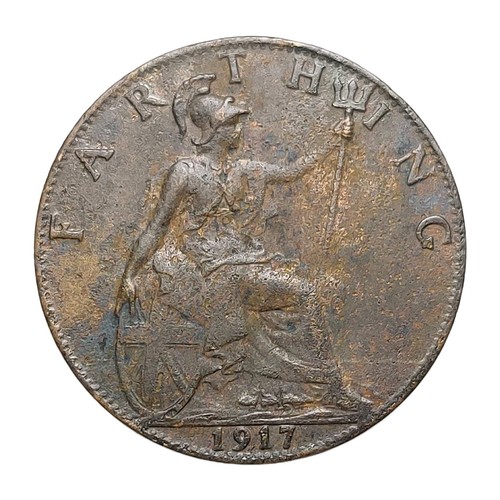 1917 farthing george v - 1,