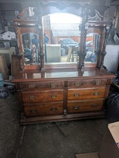 antique mirror back sideboard