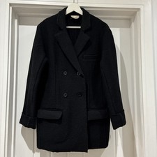 Toast Jacket Coat Black Double