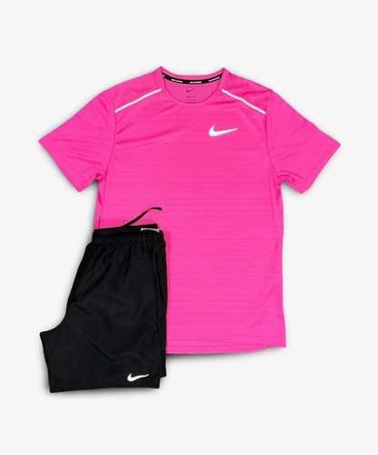 Nike miler shirt hot pink - miler,