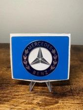 Retro Mercedes Benz car sticker vinyl logo emblem