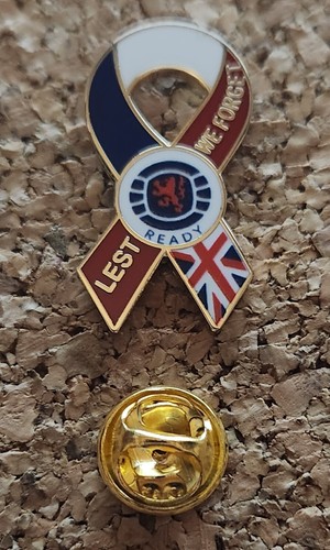 Rangers badge ribbon lest - badge, we