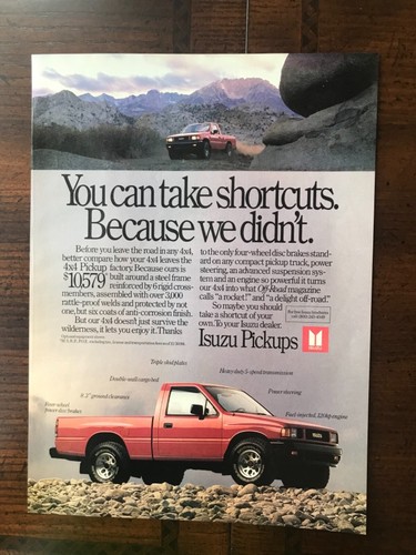 1989 vintage original print - , ad