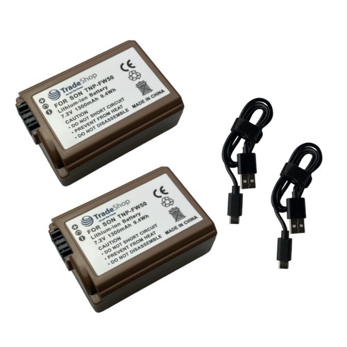 Camera battery 3ah - 2x, +