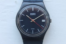 SWATCH GN401 - OXFORD NAVY / YEAR 1985 * VINTAGE