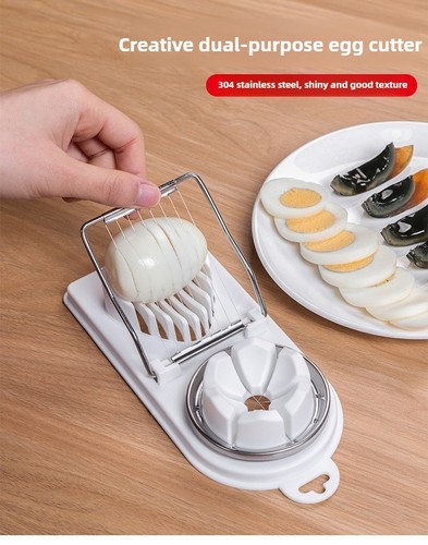 Egg slicer stainless steel - egg,