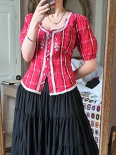 Vintage Ruffle Tartan Check