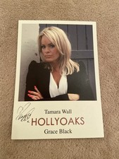TAMARA WALL    (HOLLYOAKS) PRESIGNED CAST CARD