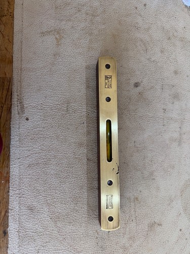 Rosewood brass spirit level - brass,