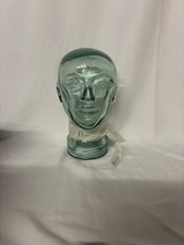 Glass Mannequin Style Head / Shop Display/ Jewellery/ Headwear