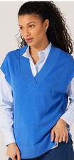 RUTH LANGSFORD SIZE LARGE BLUE