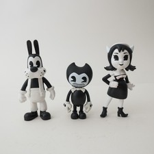 BENDY AND THE INK MACHINE Toy Action Figures Bundle Boris the Wolf Alice Angel