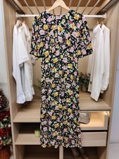 WAREHOUSE DRESS UK 10 BLACK