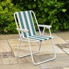 Folding Camping Chair Festival Garden Foldable Fold Up Seat Deck Fishing
