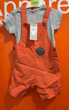 M&S 2PC Dungaree Set, Unisex