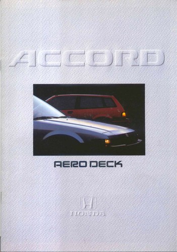 Honda accord aerodeck 1984 - honda,