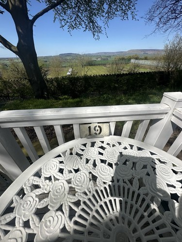 Vintage metal number door - number,