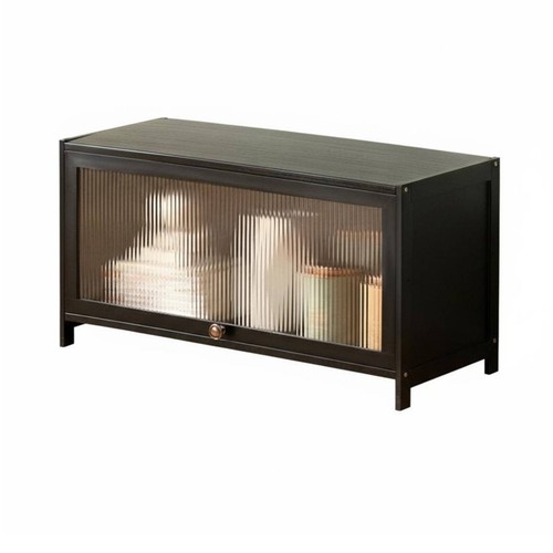 Sleek profile slatted credenza - sleek-profile,