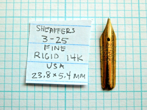 Nib replacement sheaffer - nib, replacement: