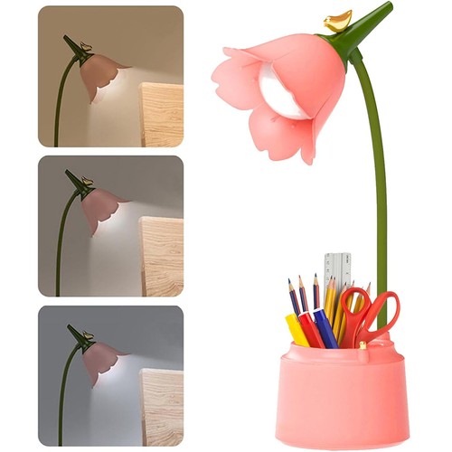 Led flower desk lamp - led,