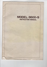 Operating Instructions, Riccar Sewing Machine Model 8600-S, 28 pages - Freepost
