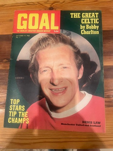 Goal magazine 1968 no 11 - goal, 19/10/1968