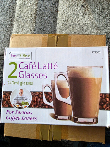 Fig olive 240ml clear glass - &,