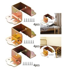 4x Bed Rail Brackets Bed Beam