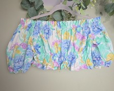 Zara Floral Print Bardot Off