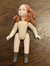 Antique Small Porcelain Doll Red Hair