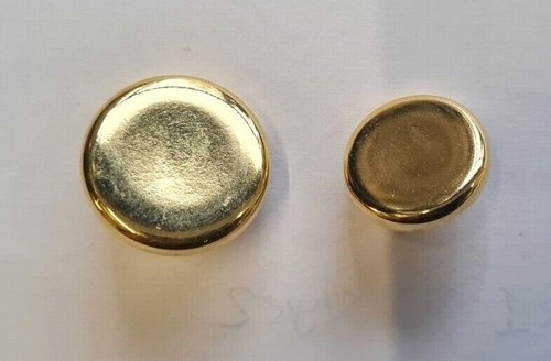 Shiny gold blazer buttons - 10, x