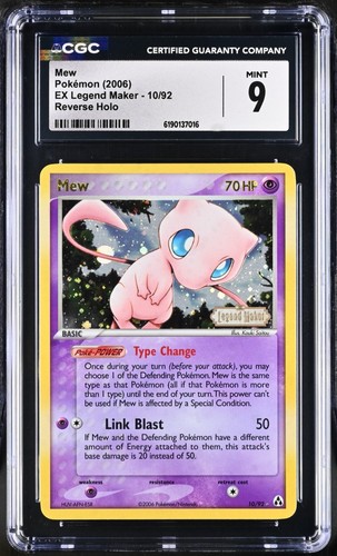 Cgc mew reverse holo - cgc, 9