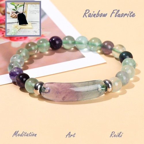 Natural rainbow fluorite - rainbow,