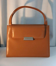 Mandarina Duck Top Handbag Tan Leather Brand New