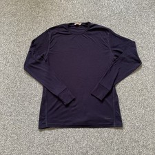 Rohan Superfine Merino Wool Long Sleeve T Shirt Baselayer - Size Medium