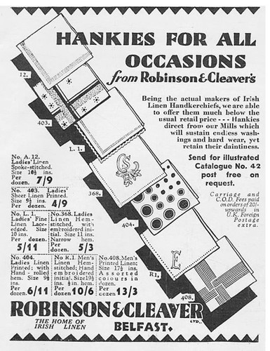 Robinson cleaver irish - robinson, &