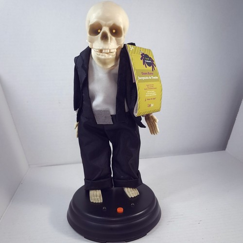 Gemmy grave raver skeleton - grave,