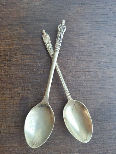 Pair antique demitasse - of,