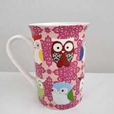 Beautiful Pink Owl Design Coffee Tea Mug Cup  by Creative Tops