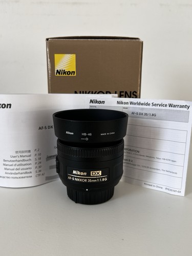 Nikon nikkor 35mm - af-s, dx