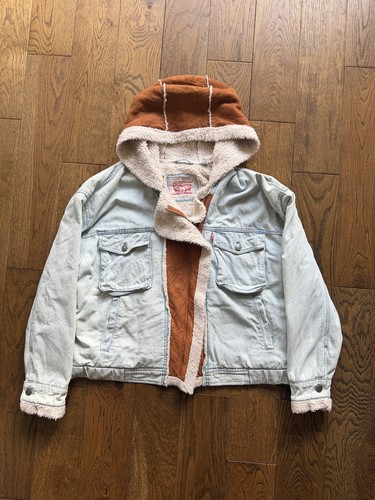 Levi sherpa hooded denim - sherpa,