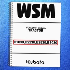 Kubota B1830 B2230 B2530 B3030