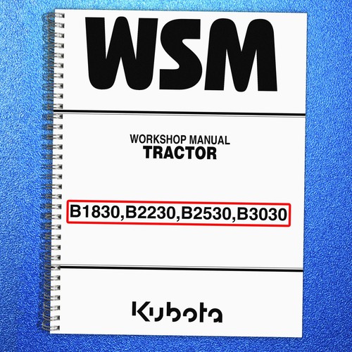 Kubota b1830 b2230 b2530 - kubota,